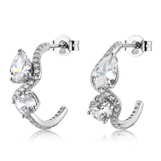 Orecchini Brosway Donna FANCY - INFINITE WHITE in Argento Cubic Zirconia FIW185 - FIW185